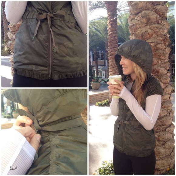 Lululemon Spring Fling Puffy Vest Camo 
